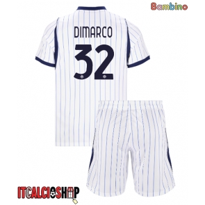 Inter Milan Federico Dimarco #32 Seconda Maglia Bambino 2026-27 Manica Corta (+ Pantaloni corti)